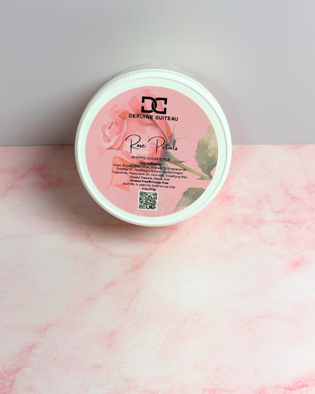 Rose Petals Whipped Sugar Scrub