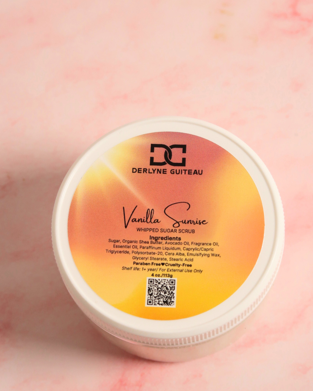 Vanilla Sunrise Whipped Sugar Scrub