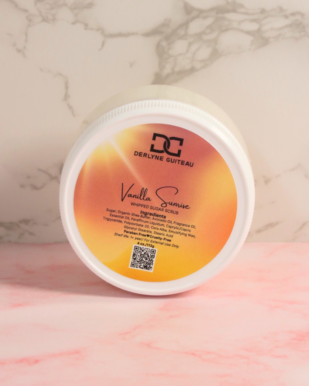 Vanilla Sunrise Whipped Sugar Scrub