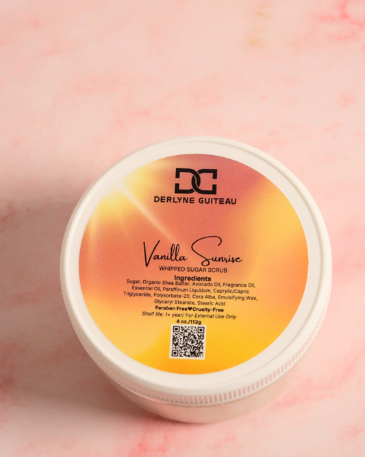 Vanilla Sunrise Whipped Sugar Scrub